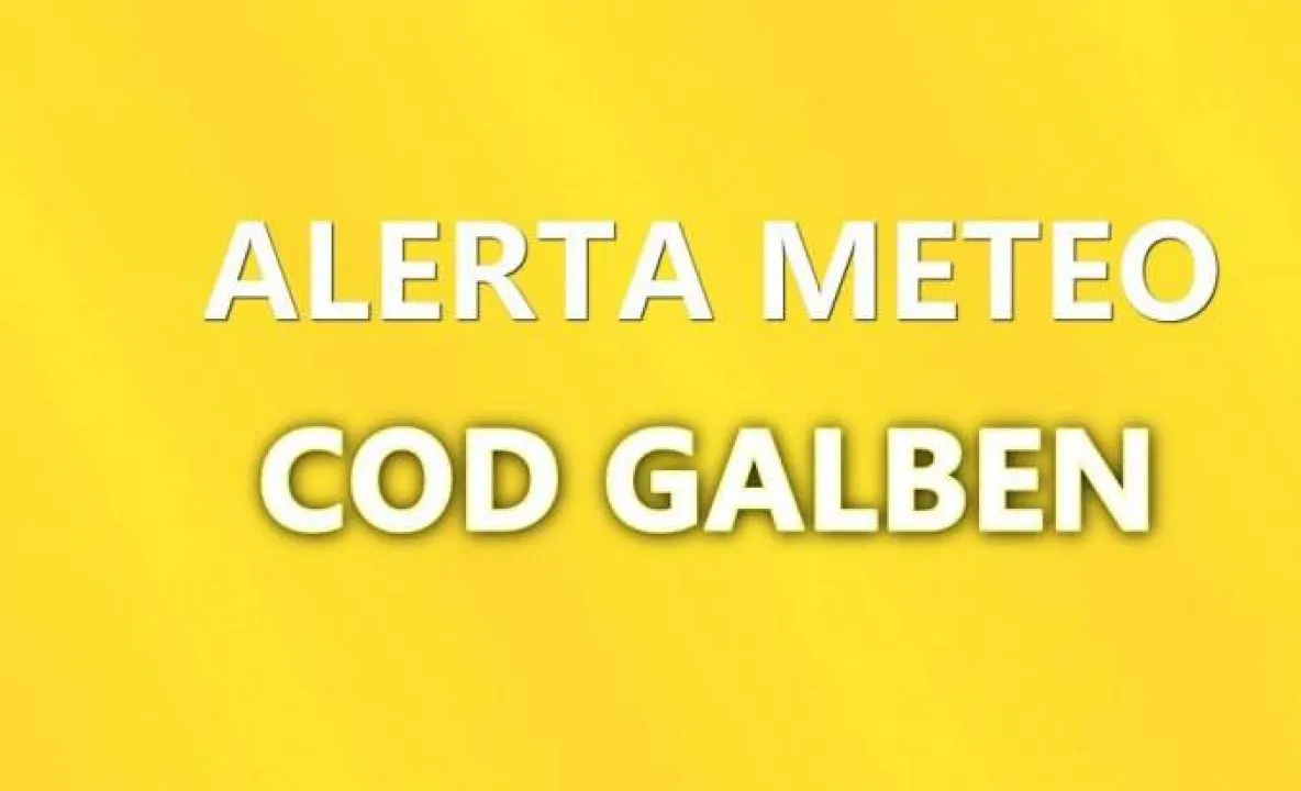 Olt: Ploi, vijelii şi grindină, până vineri dimineaţă. A fost emisă o nouă atenţionare cod galben