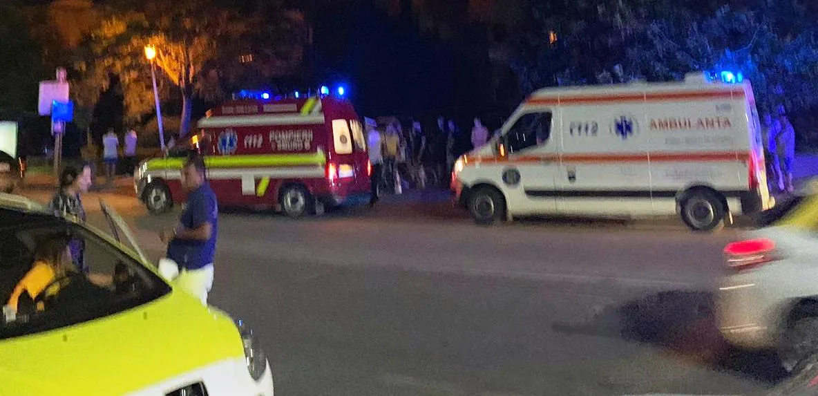 Un italian a fost bătut, la Slatina, pentru că n-a acordat prioritate unei maşini - VIDEO