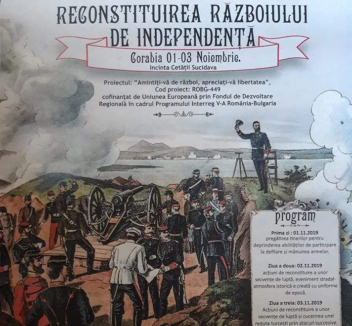 Scene de război la cetatea Sucidava, de la Corabia