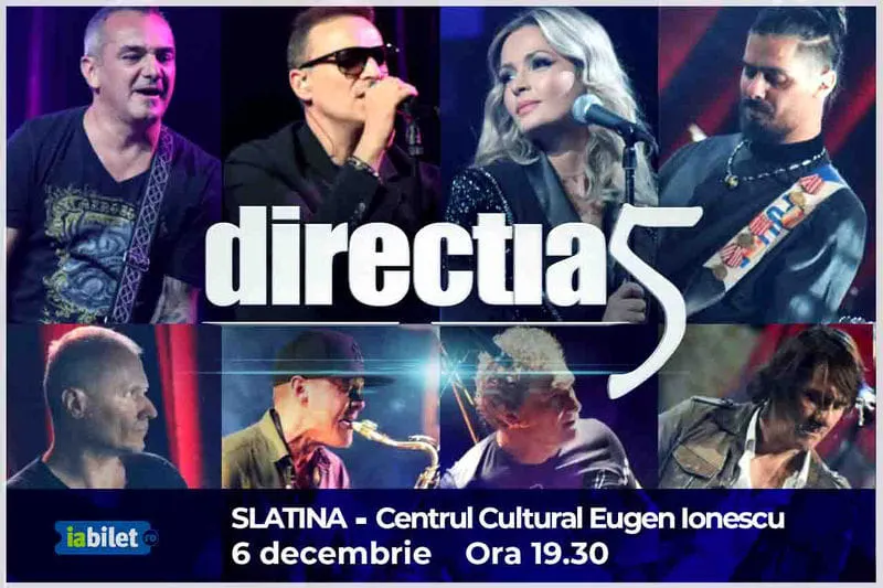 Direcția 5, în concert la Slatina. Mai sunt câteva bilete disponibile