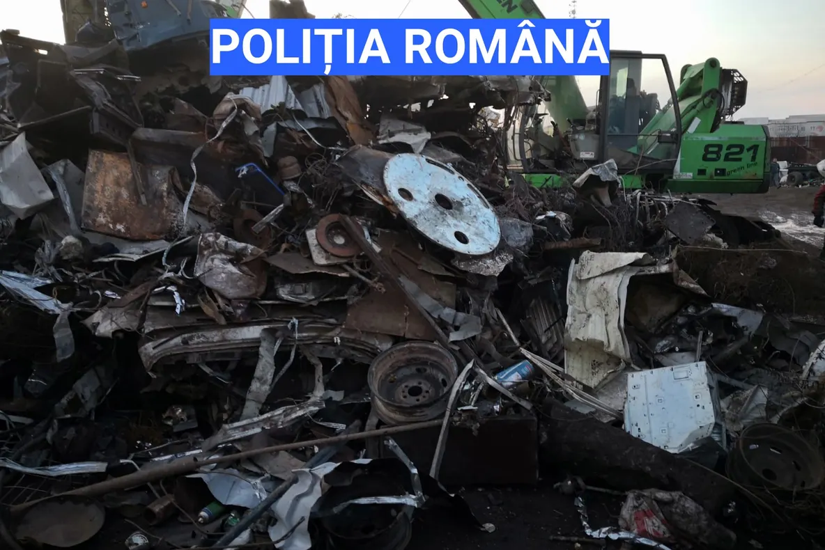 Olt: Mai multe tone de fier vechi confiscate de polițiști pentru că erau transportate ilegal