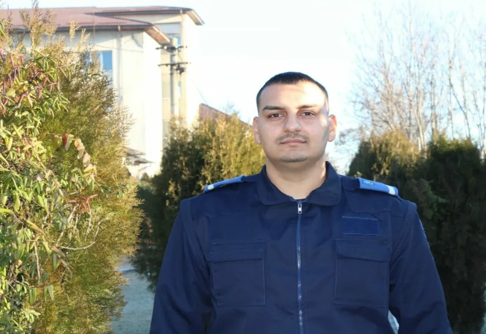 Poveste unui tânăr din Slatina, motivat să înveţe şi să intre la Academia de Poliţie, arma jandarmi, după şapte luni de muncă grea în Germania