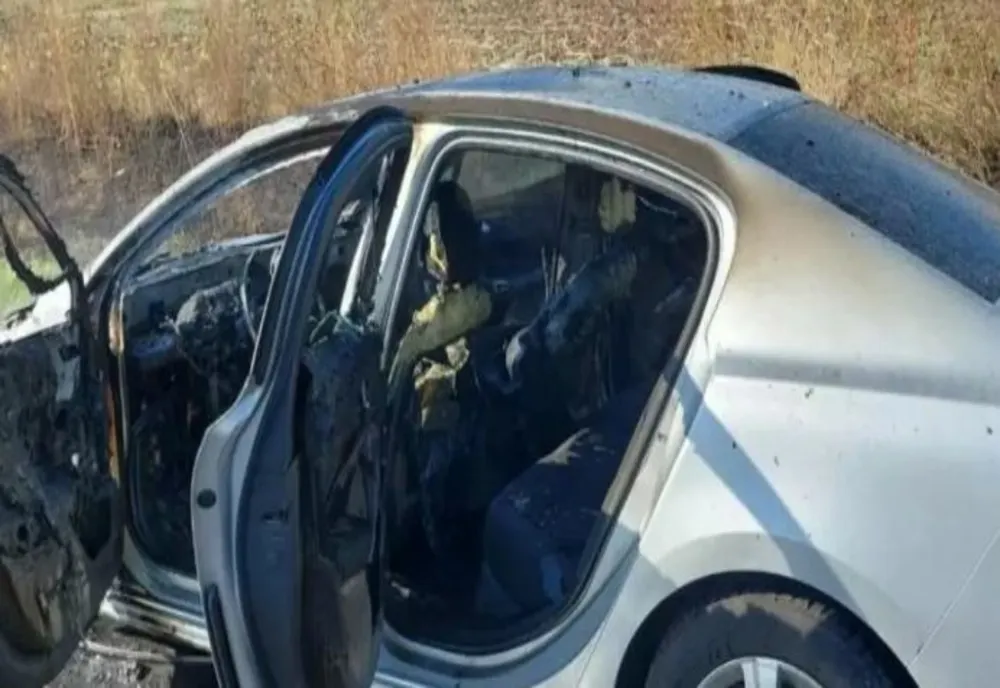 Mașina prefectului de Olt, Mario de Mezzo, a luat foc 