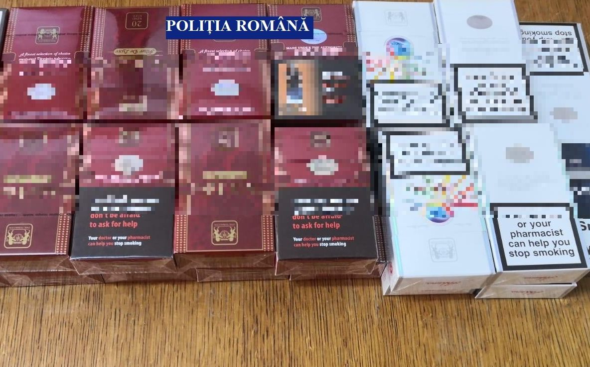 Acţiune în forţă a poliţiştilor olteni. Mii de ţigări de contrabandă, confiscate