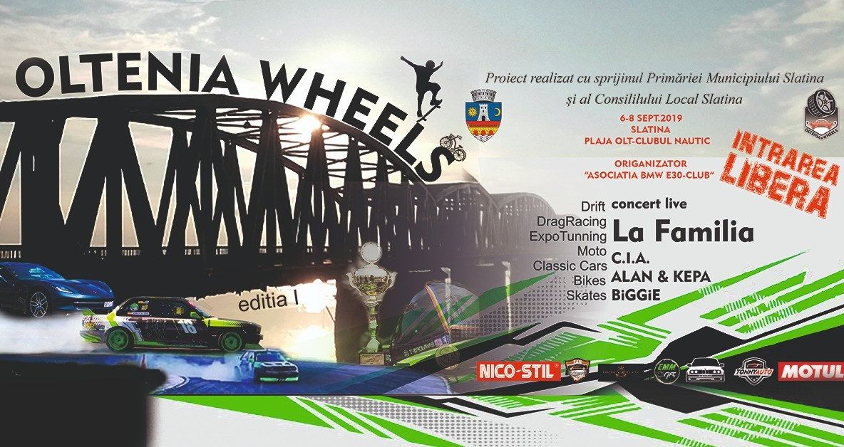 Oltenia Wheels, expoziție de cai putere și demonstrații spectaculoase la Slatina