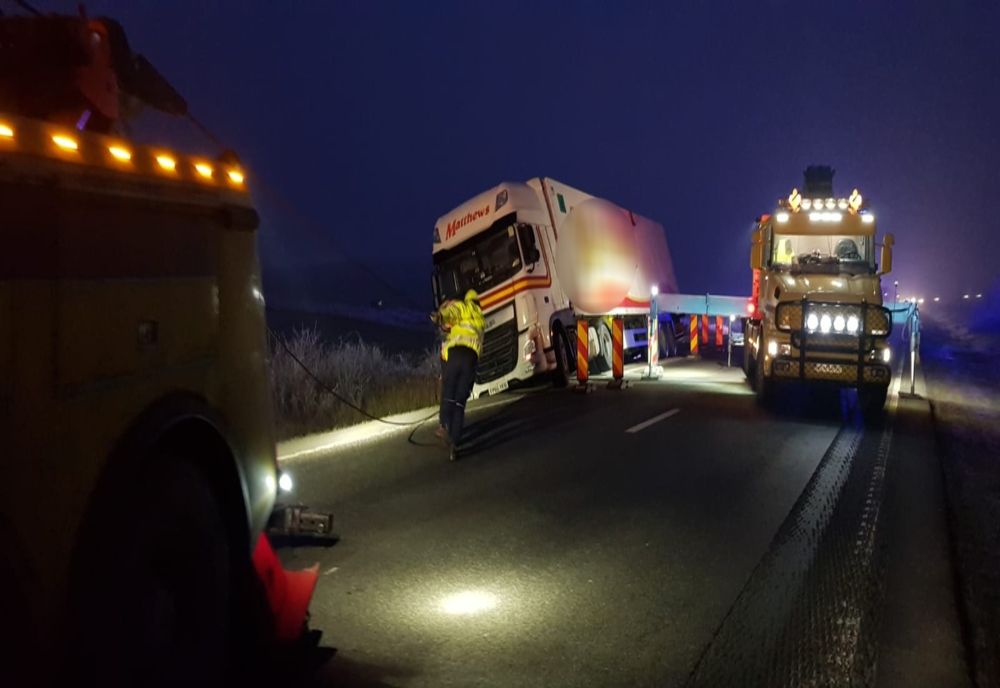 Olt: Trafic rutier blocat între Slatina şi Craiova