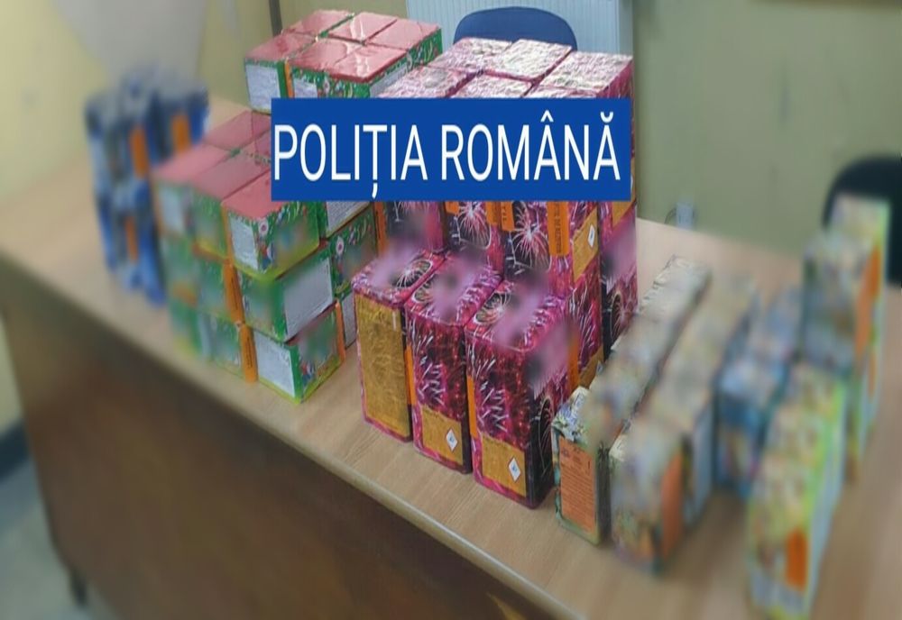 „Foc de artificii”| Poliţiştii din Olt au fost confiscate mii de articole pirotehnice