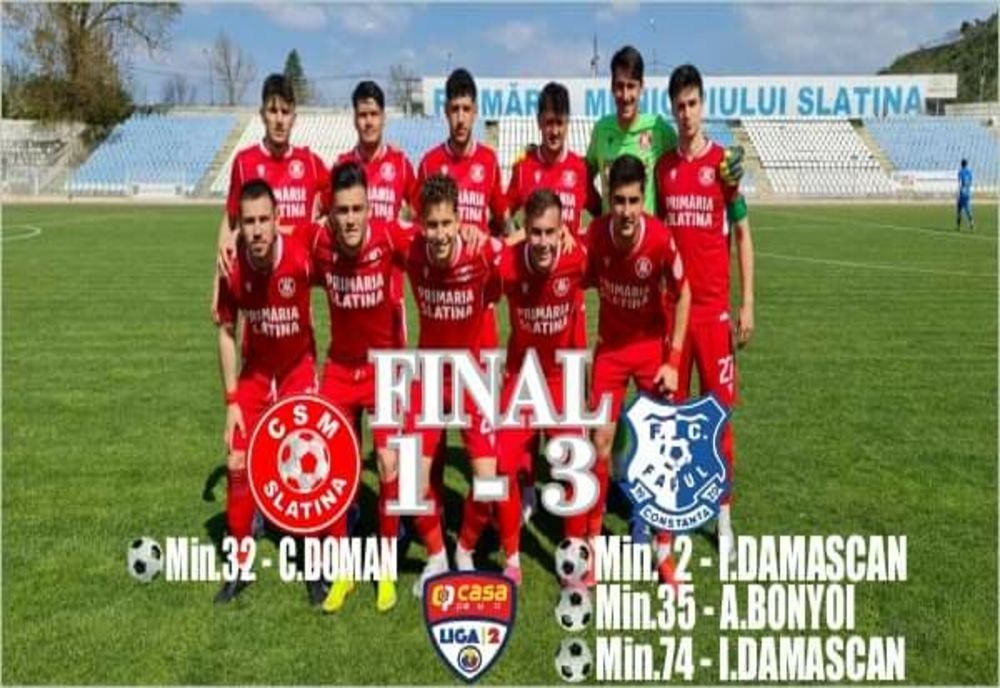 Final de meci victorios pentru Farul, la Slatina
