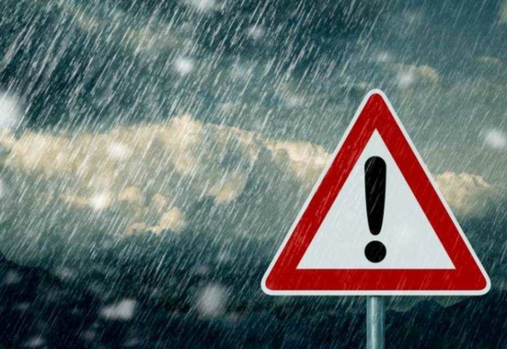 AVERTIZARE METEO - COD ROȘU DE PLOI ABUNDENTE 