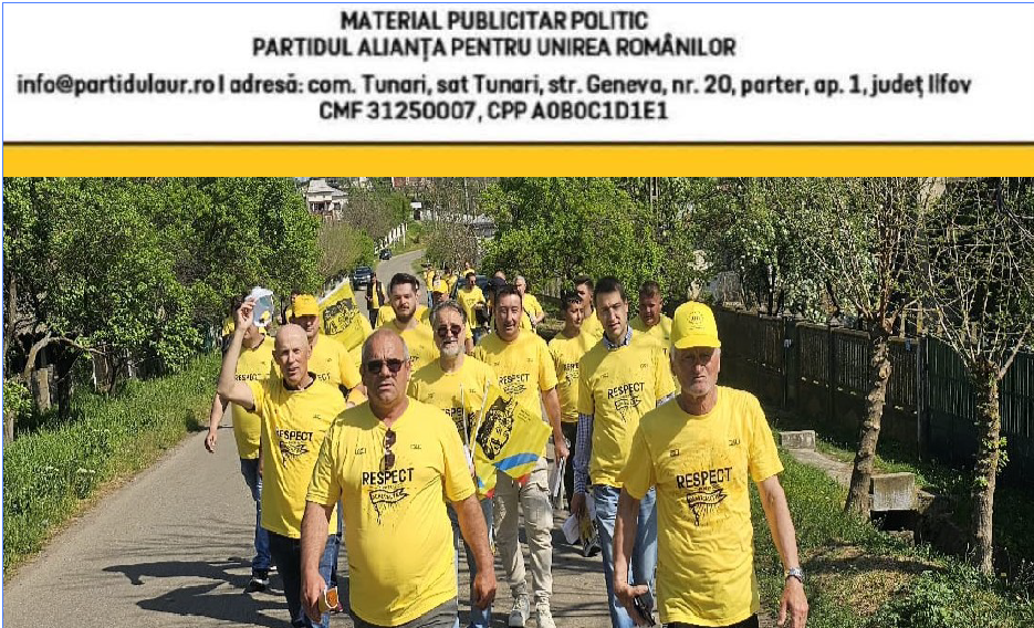 MESAJE DE SUSȚINERE DIN PARTEA PARLAMENTARILOR AUR DIN OLT, MUGUR MIHĂESCU ȘI CEZAR PETRE, ÎNAINTEA ALEGERILOR PREZIDENȚIALE ȘI LOCALE