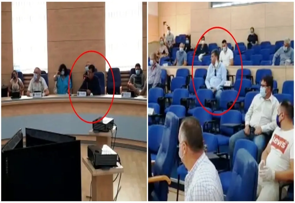 Doi consilieri şi-au dat jos măştile de protecţie, în şedinţa Consiliului Judeţean Olt