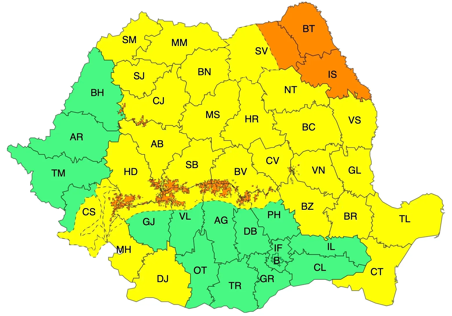 Avertizare meteo
