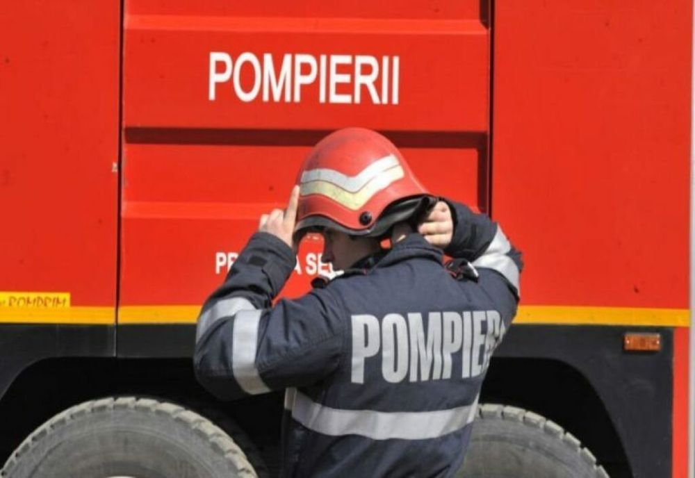 VIDEO. INCENDIU într-o comună din Olt