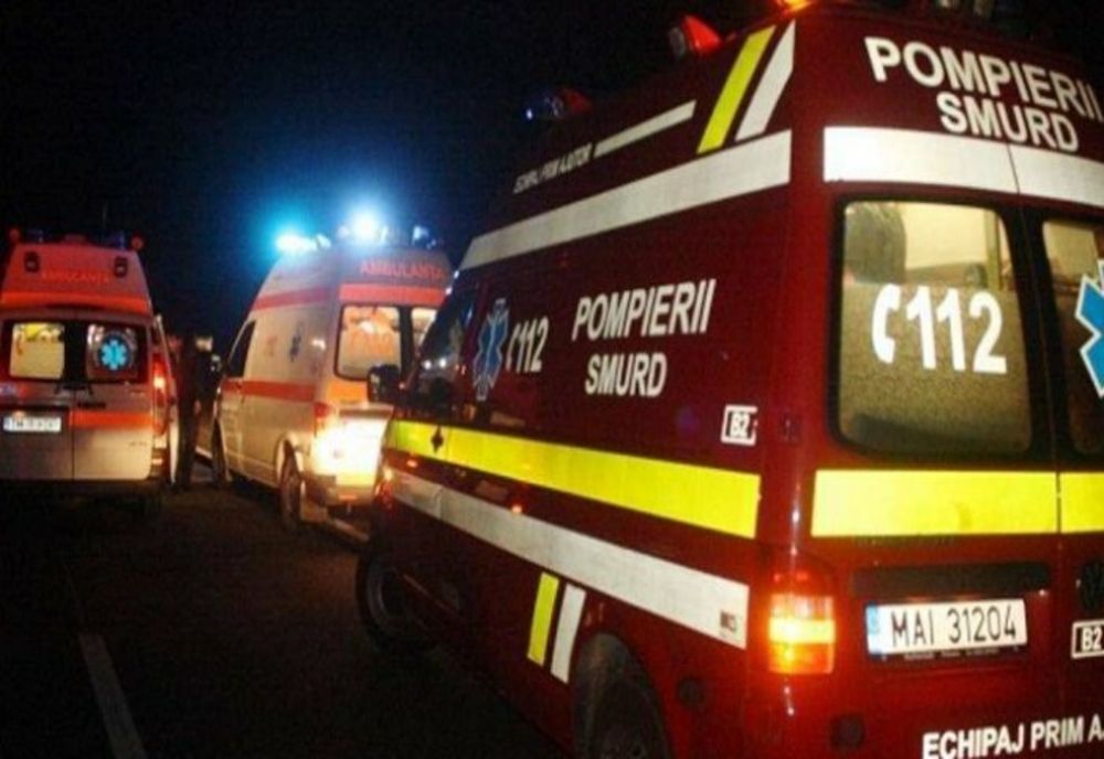 VIDEO. Un tânăr a ajuns la spital, în urma unui accident petrecut în Balş