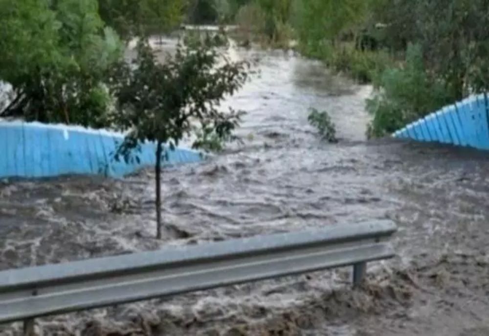 Copaci doborâți și tornadă întâlnită în deșert, în România