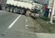 Accident în județul Olt, produs de EXPLOZIA unei anvelope a unei autocisterne - FOTO
