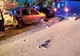 Accident într-o comună din Olt. Autoturisme distruse de un şofer începător - VIDEO