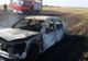Autoturism distrus într-un incendiu de vegetație uscată, la Corabia. Un bărbat a suferit arsuri - FOTO&amp;VIDEO