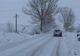 Trafic rutier blocat din cauza zăpezii, pe un drum naţional din Olt