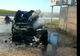 Autoturism în flăcări pe Drumul Naţional 65-  European 574