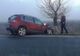 Olt: A intrat într-un copac, după o depăşire neregulamentară