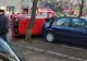 O maşină s-a răsturnat, pe o stradă din Slatina