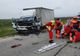 Acicdent rutier, între Dăneasa şi Stoeneşti, în judeţul Olt. Trafic rutier blocat